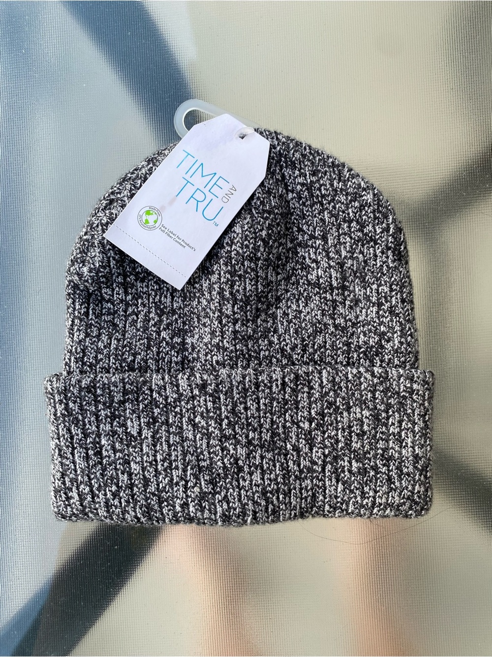 Time and Tru Kids Gray Marled Knit Beanie